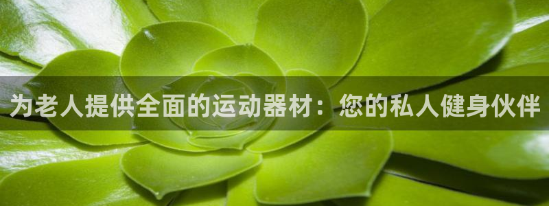 好博体育官网下载平台注册要钱吗：为老人提供全面的运动器材：您
